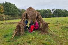 Zázemí na poli U dubu